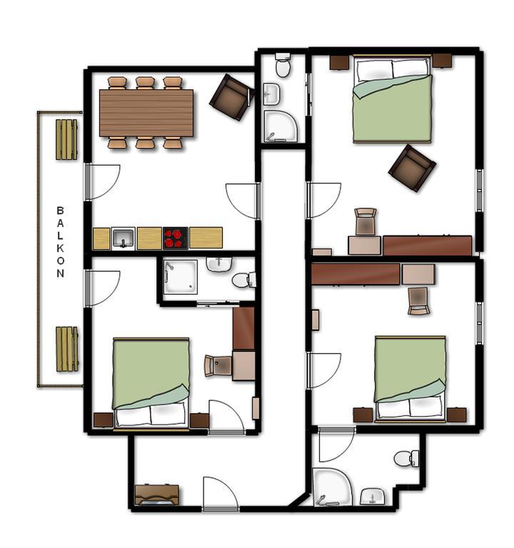 Apartements Richlegghof フィルツモース 部屋 写真